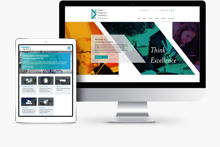 Simple and modern digital and print design from LND